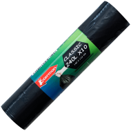 Saci menajeri Okerman Classic 240 litri, 10 bucati, rezistenti, culoare neagra